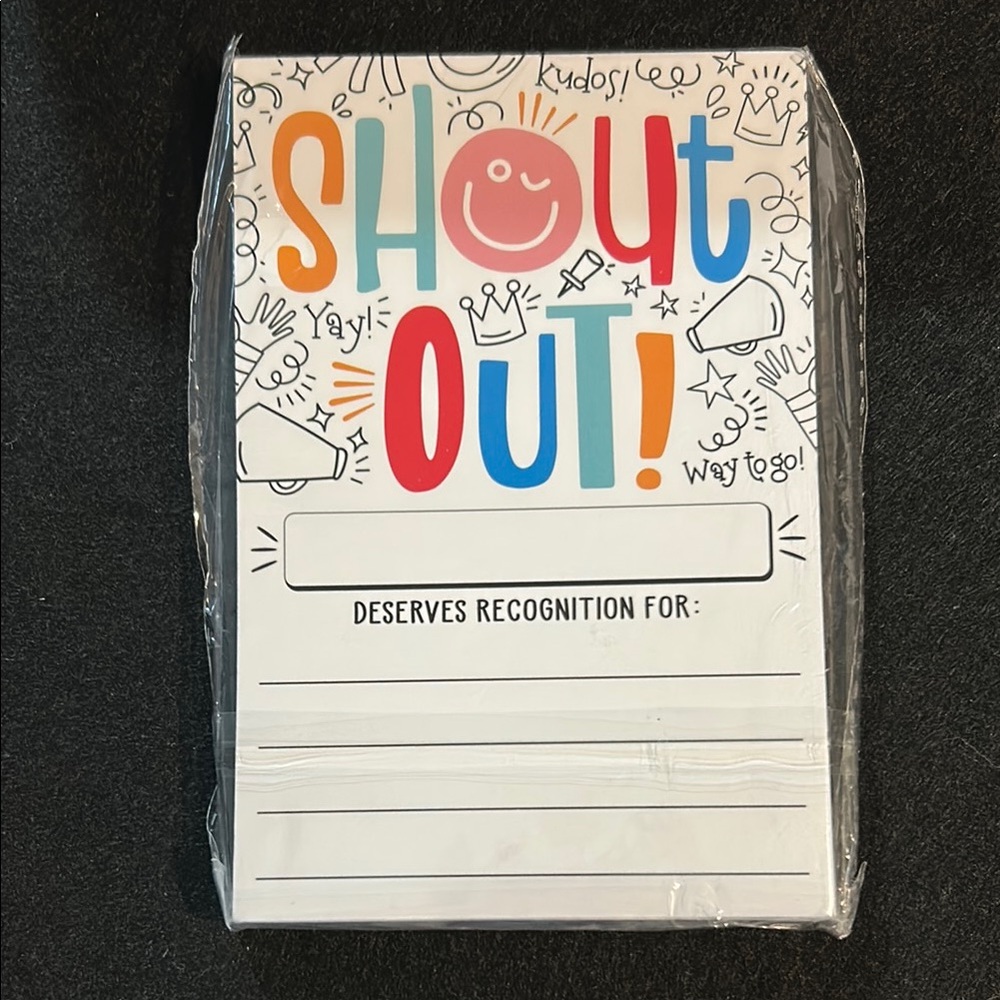 Shout Out Sheets! Perfect for back to school